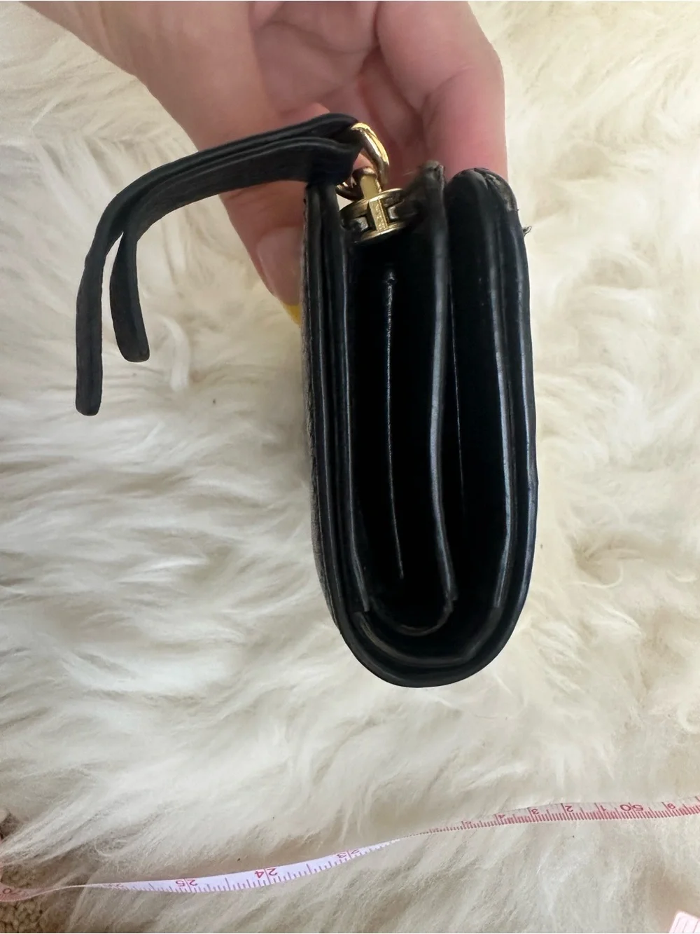 Marc Jacobs Black Leather Zip Wallet